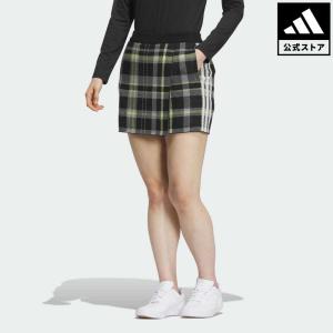 返品可 セール価格 アディダス公式 ウェア・服 ボトムス ゴルフ adidas タータンチェック ニットスカート｜adidas