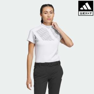 返品可 セール価格 アディダス公式 ウェア・服 トップス ゴルフ adidas BOSモチーフ モックネック フレンチスリーブシャツ｜adidas