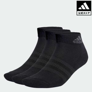 返品可 アディダス公式 アクセサリー ソックス・靴下 adidas クッション スポーツウェア アンクルソックス3足組｜adidas