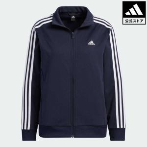 返品可 アディダス公式 ウェア・服 アウター adidas スリーストライプス ルーズフィット ダブルニット トラックトップ｜adidas