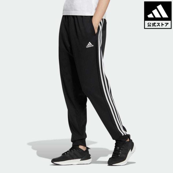 返品可 アディダス公式 ウェア・服 ボトムス adidas スリーストライプス ダブルニット カフヘ...