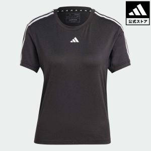 返品可 アディダス公式 ウェア・服 トップス adidas AEROREADY トレイン エッセンシャルズ スリーストライプス 半袖Tシャツ 半袖 strength｜adidas