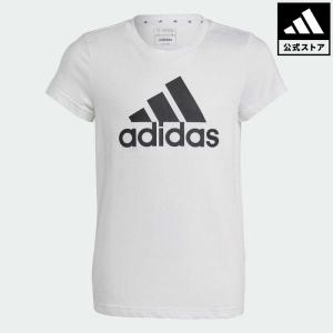 返品可 アディダス公式 ウェア・服 トップス adidas エッセンシャルズ ビッグロゴ コットン半袖Tシャツ 半袖｜adidas