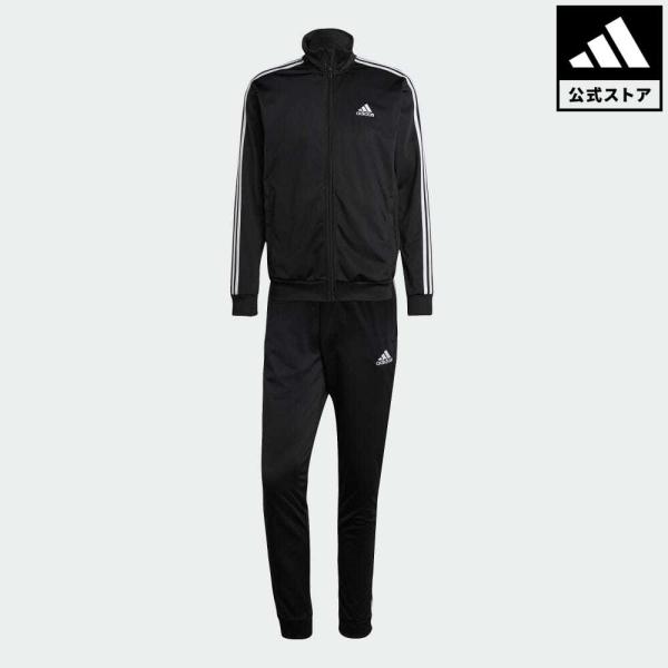 返品可 アディダス公式 ウェア・服 セットアップ adidas ベーシック スリーストライプス トリ...