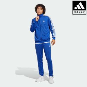 返品可 セール価格 アディダス公式 ウェア・服 セットアップ adidas ベーシック スリーストライプス トリコット トラックスーツ（ジャージ） 上下