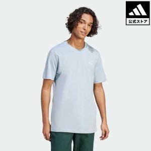 期間限定SALE 04/19 17:00〜04/22 16:59 返品可 アディダス公式 ウェア・服 トップス adidas エッセンシャルズ シングルジャージー スモール刺しゅうロゴ 半｜adidas