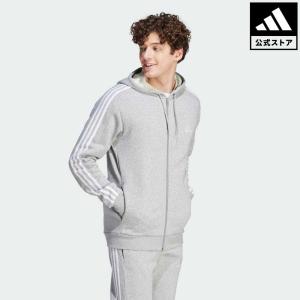 期間限定SALE 05/17 17:00〜05/20 16:59 返品可 アディダス公式 ウェア・服 トップス adidas エッセンシャルズ フリース スリーストライプス フルジップパー｜アディダス公式オンラインショップヤフー店