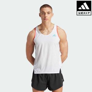 返品可 セール価格 アディダス公式 ウェア・服 トップス adidas アディゼロ ランニング シングレット ランニングウェア｜adidas