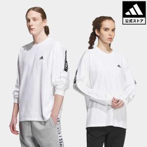 期間限定SALE 05/24 17:00〜05/27 16:59 返品可 アディダス公式 ウェア・服 トップス adidas ワーディング ルーズフィット 長袖Tシャツ ロンt｜adidas