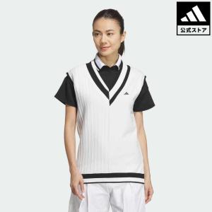 返品可 送料無料 アディダス公式 ウェア・服 アウター ゴルフ adidas マルチパターン Vネックベスト｜adidas