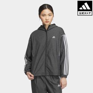 期間限定SALE 04/26 00:00〜05/06 23:59 返品可 アディダス公式 ウェア・服 アウター adidas デニム ウーブン ルーズフィット ウインドブレーカージャケット｜adidas