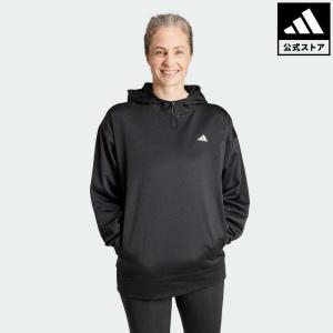 返品可 セール価格 アディダス公式 ウェア・服 トップス adidas AEROREADY ゲーム&ゴー フリースパーカー トレーナー｜adidas