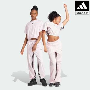 期間限定SALE 04/19 17:00〜04/22 16:59 返品可 アディダス公式 ウェア・服 ボトムス adidas ダンス スリーストライプス ワイドレッグパンツ｜adidas