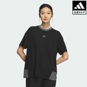 返品可 アディダス公式 ウェア・服 トップス adidas シーズナル スポーツウェア ルーズフィット カラーブロック 半袖Tシャツ 半袖 notp｜adidas