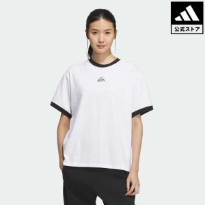 アディダス公式 ウェア服 トップス adidas ワーディング ルーズフィット シングルジャージー 半袖Tシャツ 半袖 母の日の商品画像