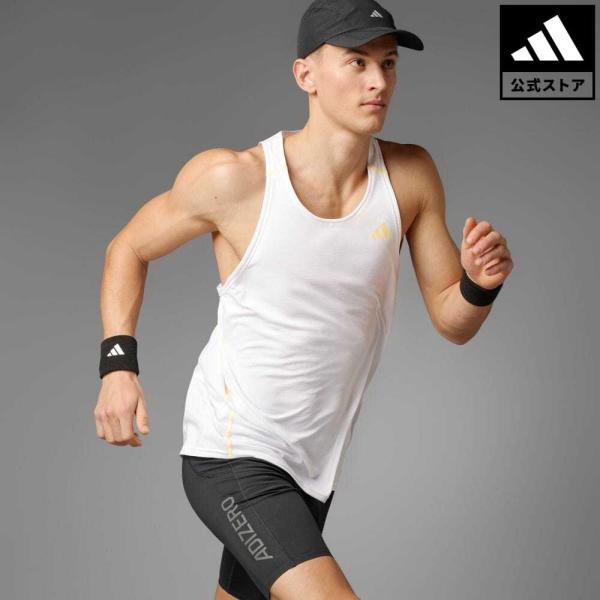 返品可 アディダス公式 ウェア・服 トップス adidas アディゼロ ランニング シングレット ラ...