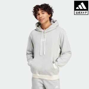 返品可 送料無料 アディダス公式 ウェア・服 トップス adidas ラウンジ フレンチテリー カラー メランジパーカー｜adidas