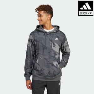 返品可 アディダス公式 ウェア・服 トップス adidas シーズナル エッセンシャルズ カモフラージュ パーカー トレーナー｜adidas