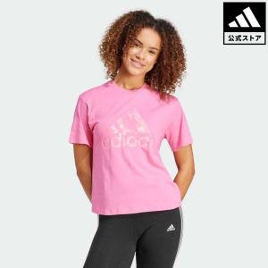 アディダス公式 ウェア服 トップス adidas フローラル グラフィック ビッグロゴ 半袖Tシャツ 半袖 notpの商品画像