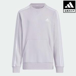 アディダス公式 ウェア服 トップス adidas エッセンシャルズ プラス ルーズフィット スリーストライプス フレンチテリー スウェットシャツ キッズ notpの商品画像