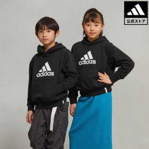 返品可 アディダス公式 ウェア・服 トップス adidas エッセンシャルズ プラス ビッグロゴ プルオーバーパーカー トレーナー notp｜adidas