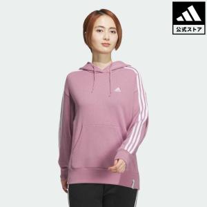 返品可 アディダス公式 ウェア・服 トップス adidas エッセンシャルズ プラス スリーストライプス フレンチテリー パーカー トレーナー notp｜adidas