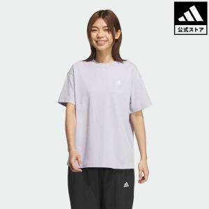 返品可 アディダス公式 ウェア・服 トップス adidas エッセンシャルズ プラス スモールロゴ 半袖Tシャツ 半袖 notp｜adidas