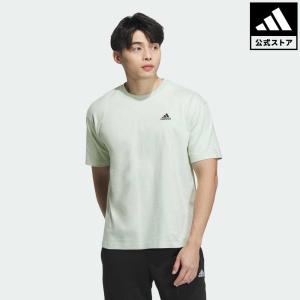 返品可 アディダス公式 ウェア・服 トップス adidas エッセンシャルズ プラス ルーズフィット スモールロゴ 半袖Tシャツ 半袖 notp fd24｜adidas