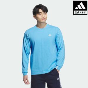 返品可 アディダス公式 ウェア・服 トップス adidas エッセンシャルズ プラス ルーズフィット スモールロゴ 長袖Tシャツ ロンt notp｜adidas