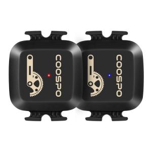 CooSpo ケイデンススピードセンサー ANT+ Bluetooth 4.0対応接続 自転車コンピュータ用 バイクアクセサリー IP67級