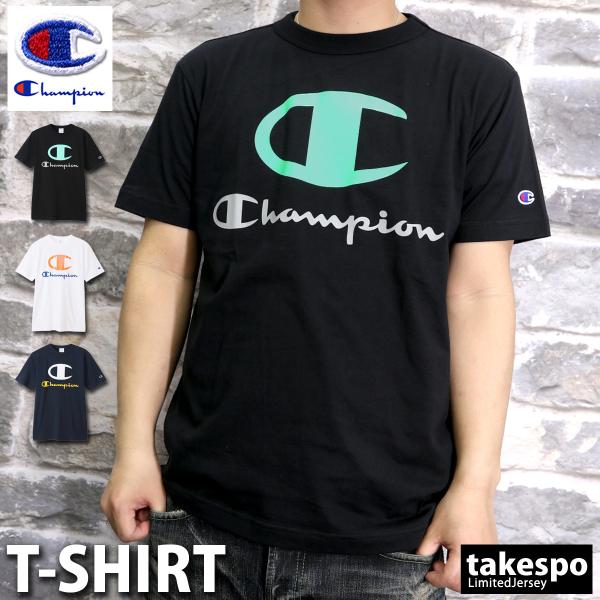 チャンピオン Tシャツ メンズ 上 Champion 半袖 ビッグロゴ C3T307