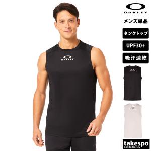 オークリー タンクトップ メンズ OAKLEY ノースリーブ 吸汗 速乾 UVカット FOA406319｜adistyle