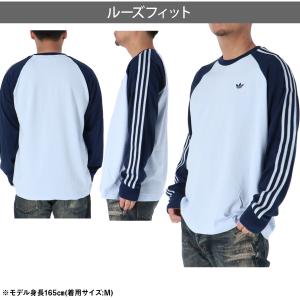 ロンT 長袖Tシャツ メンズ ブランド アディ...の詳細画像2