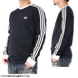 ロンT 長袖Tシャツ メンズ ブランド アディ...の詳細画像2