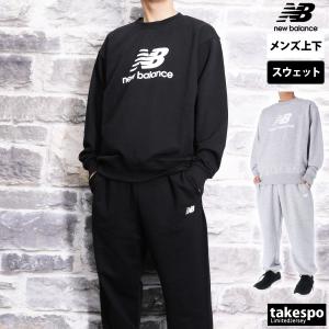 ニューバランス スウェット メンズ 上下 newbalance クルーネック トレーニングウェア MT41500-MP41519 送料無料｜adistyle