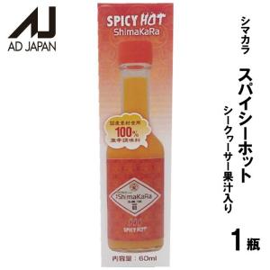 シマカラ スパイシーホット 激辛 沖縄 唐辛子 シークヮーサー 果汁入り スパイシー 沖縄特産販売