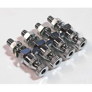 メッキ ウインカーステー ヤマハ XJR400対応 2本セット 大型・小型