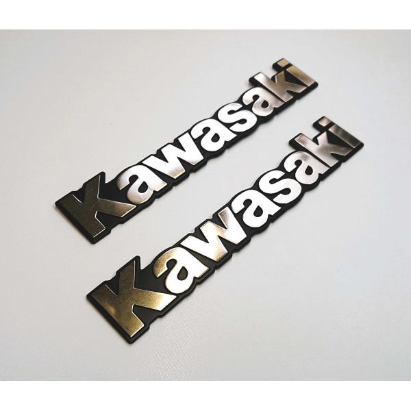 送料無料 KA-1611 カワサキ純正 ゴールド タンクエンブレム ZRX1200/1100 ゼファ...