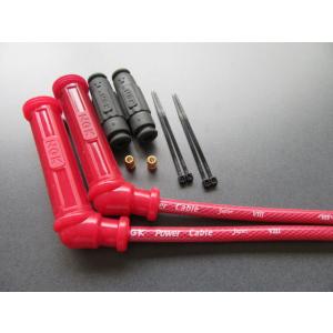送料無料 X3R NGK パワーケーブル 2セット カワサキ　GPZ400S　KLE400　バルカン...