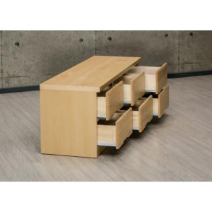 ローチェスト 完成品 幅120-2段 整理タン...の詳細画像4