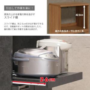 60レンジ台 幅60/N-II型/扉タイプ レ...の詳細画像4