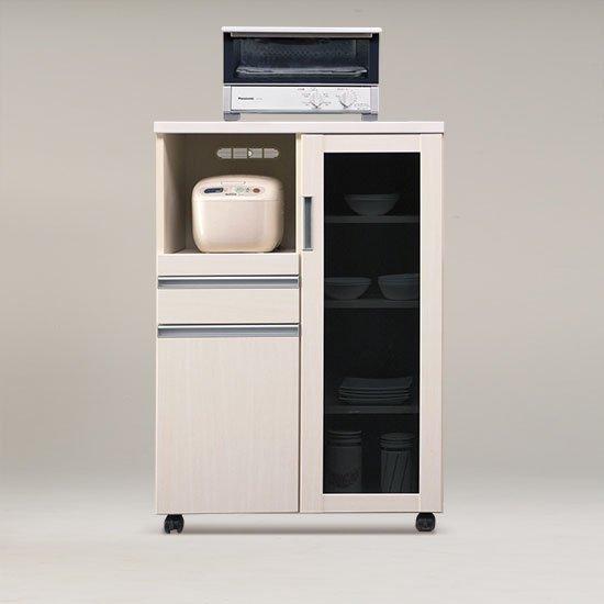 キッチンカウンター キッチンボード 80 幅  レンジ台 キッチン収納 食器棚 カウンター 引き出し...