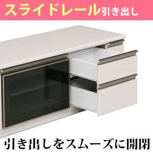 デザインテレビボード/ダウンステー扉付き収納テ...の詳細画像3