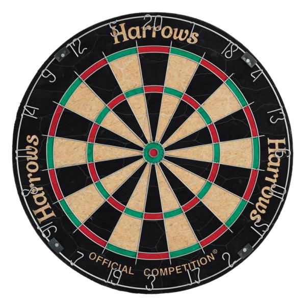 【Harrows】OFFICIAL COMPETITION BRISTLE DARTBOARD ダー...