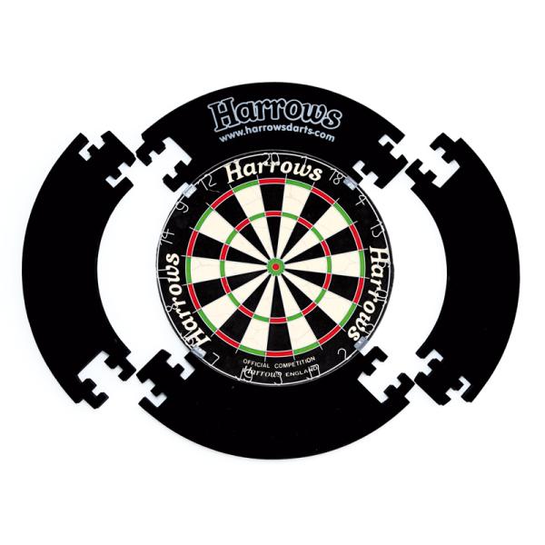 【Harrows】DARTBOARD SURROUND BLACK 4 PIECE ダーツボードサラ...