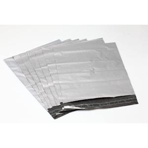 NOE 宅配ビニール袋 透けない テープ付き (A4サイズ， グレー， 100枚)の商品画像