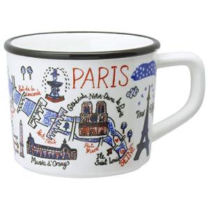 井澤コーポレーション マグカップ 白 φ9.5×H7.7 シティスケープ マグ PARIS 112183の商品画像