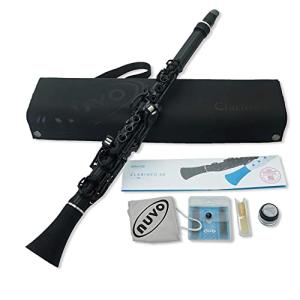 NUVO ヌーボ プラスチック製管楽器 完全防水仕様 クラリネット C調 Clarineo 2.0 Black/Black N120CLBK (専用ハの商品画像