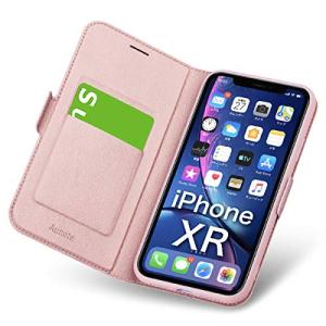 iphone XR ケース 手帳型 薄型 スマホカバー PUレザー 全面保護 耐衝撃 カード収納 マグネット付き ワイヤレス充電対応 スタンド機能 シの商品画像