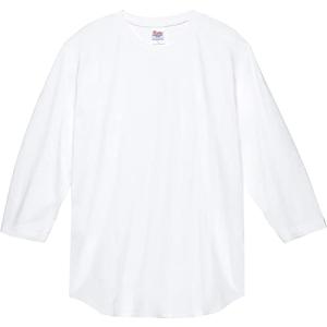 [プリントスター] 7分袖 5.6オンス CRB ヘビーウェイト ベースボール Tシャツ ホワイト 日本 L (日本サイズL相当)の商品画像